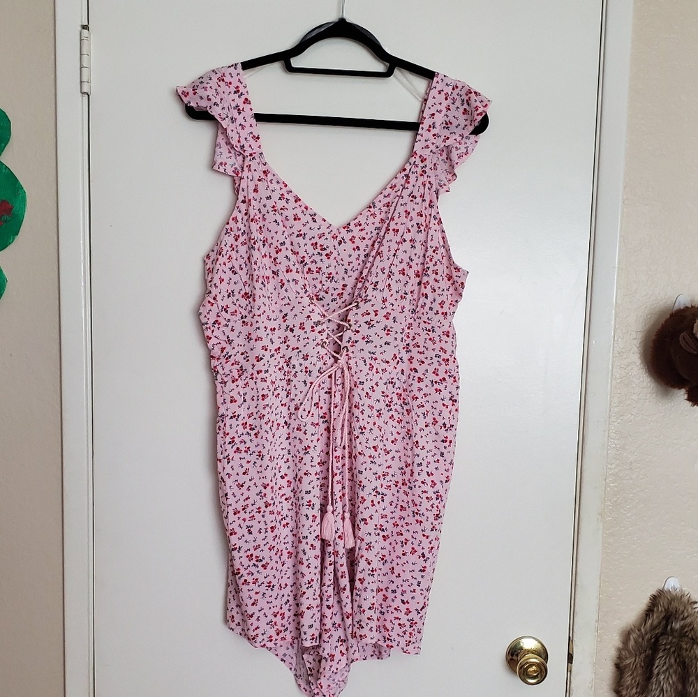 BNWT Arizona Jean's XXL jumper pink floral CUTE!!!